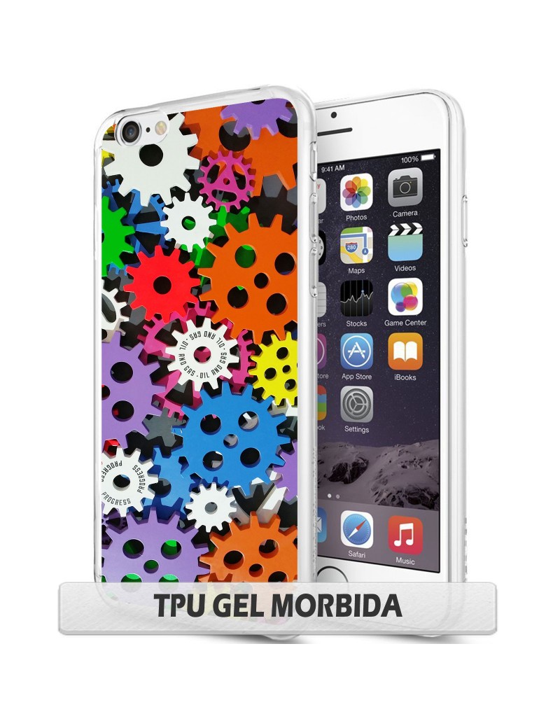 Cover per Wiko Kite - TPU GEL / bordo trasparente