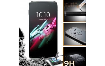 Pellicola vetro temperato proteggi schermo 9H per Alcatel One Touch Idol 3 (4.7) 6039Y