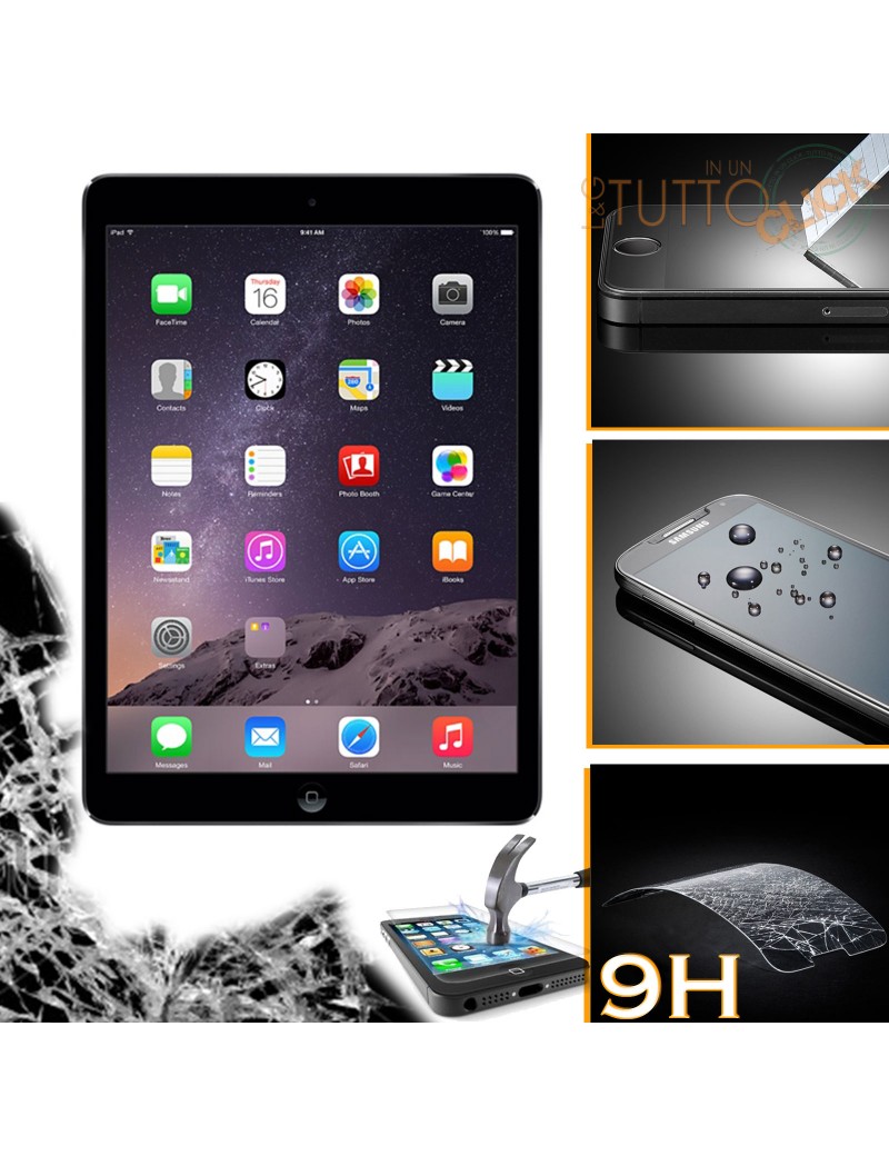 Pellicola vetro temperato proteggi schermo 9H per Apple Ipad air 5