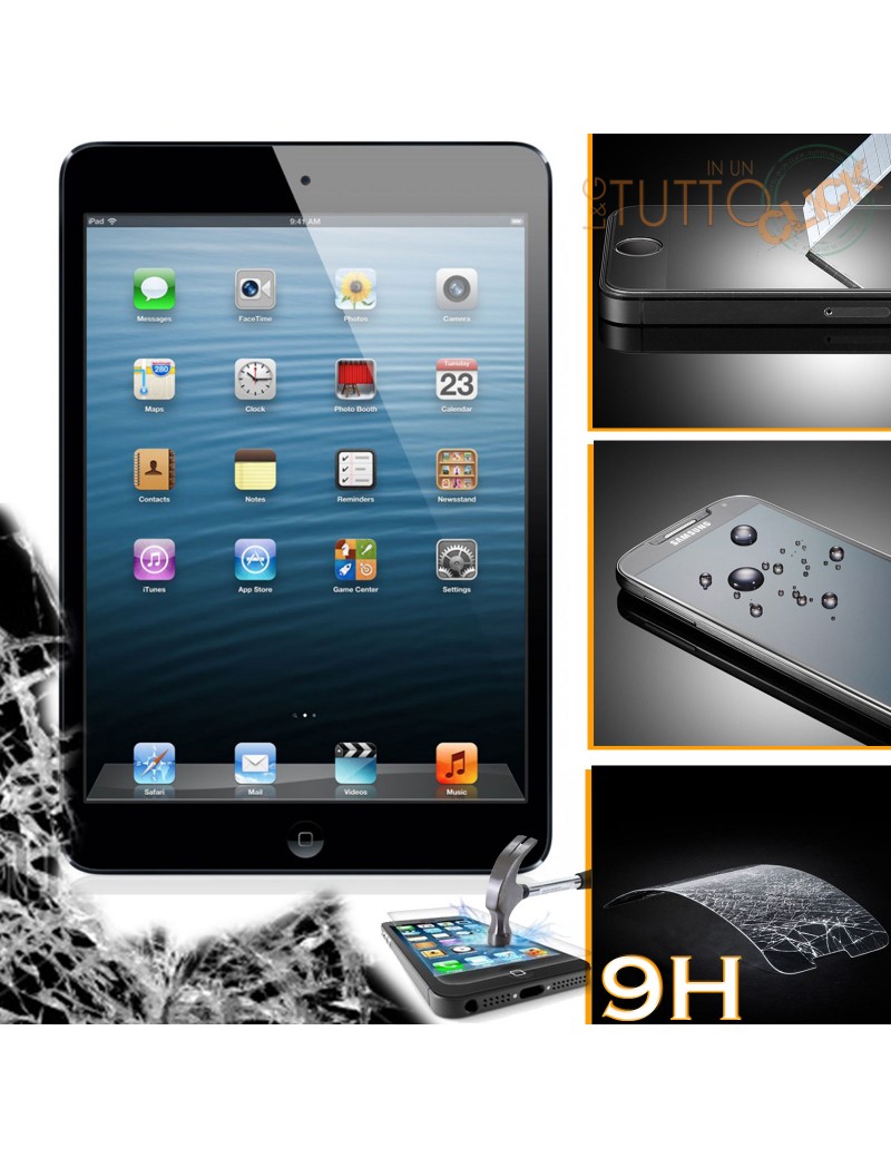 Pellicola vetro temperato proteggi schermo 9H per Apple Ipad mini