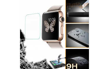 Pellicola vetro temperato proteggi schermo 9H per Apple Watch (42mm) tempered glass