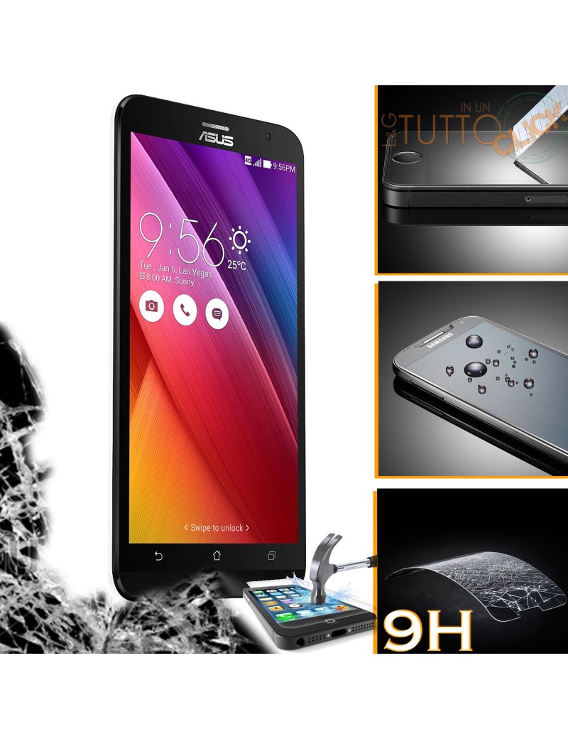 Pellicola vetro temperato proteggi schermo 9H per Asus ZenFone 2 5,5 ZE550ML ZE551ML
