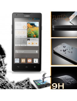 Pellicola vetro temperato proteggi schermo 9H per Huawei Ascend G740