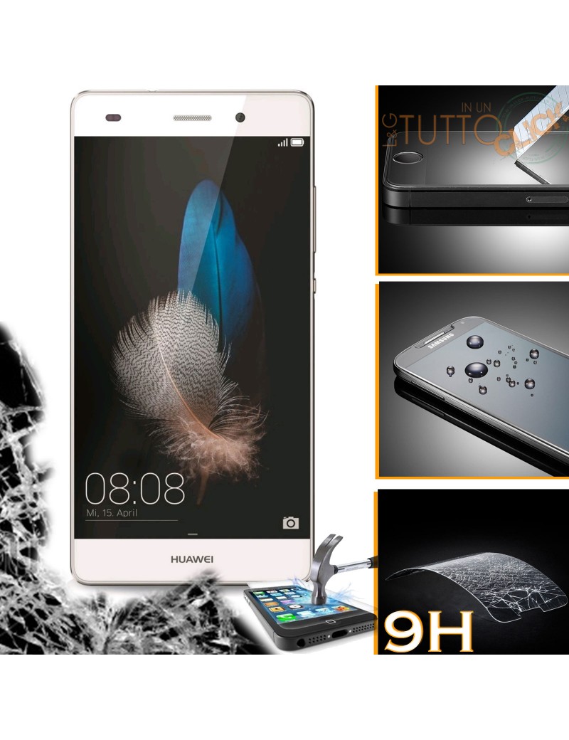 Pellicola vetro temperato proteggi schermo 9H per Huawei Ascend P8 LITE