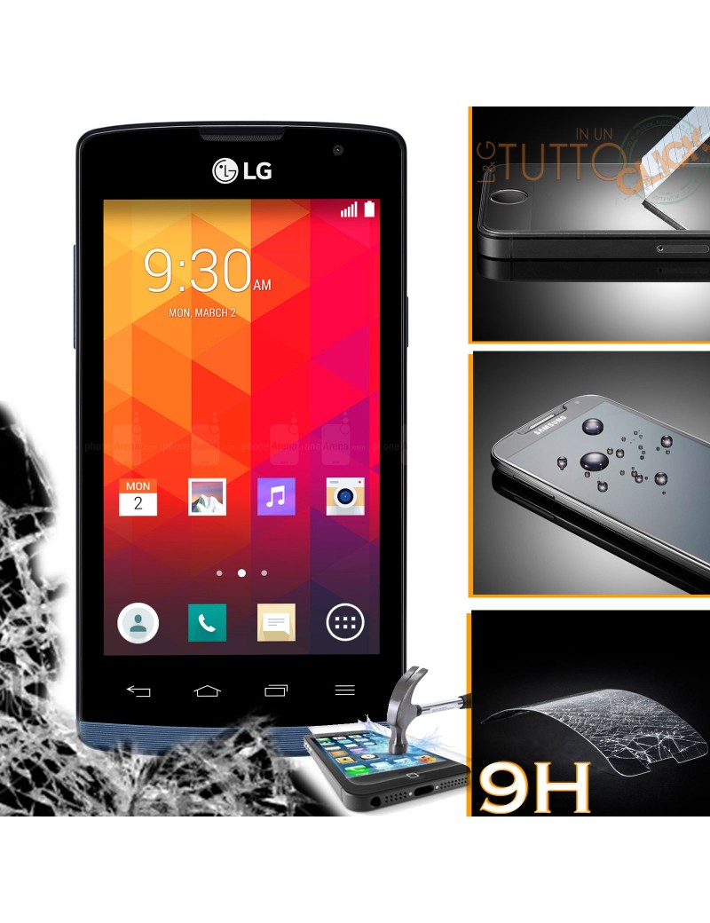 Pellicola vetro temperato proteggi schermo 9H per LG Joy H220
