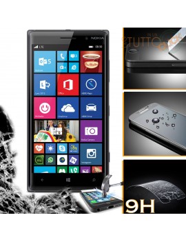 Pellicola vetro temperato proteggi schermo 9H per Nokia lumia 830