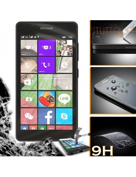 Pellicola vetro temperato proteggi schermo 9H per Nokia Microsoft Lumia 540 / Dual SIM