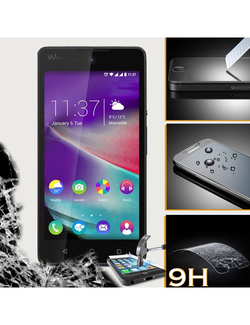 Pellicola vetro temperato proteggi schermo 9H per Wiko Rainbow lite