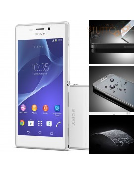 Pellicola vetro temperato proteggi schermo per Sony Xperia M2 D2305 / M2 Dual D2302