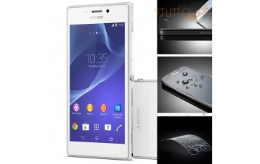 Pellicola vetro temperato proteggi schermo per Sony Xperia M2 D2305 / M2 Dual D2302