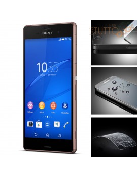 Pellicola vetro temperato proteggi schermo per Sony Xperia Z3 D6603 D6653