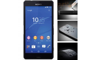 Pellicola vetro temperato proteggi schermo per Sony Xperia Z3 mini Compact D5803 M55w