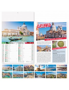 CITTÀ D'ITALIA - MENSILE 12 FOGLI