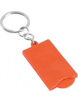 COIN - PORTACHIAVI CON DISCO IN PLASTICA ESTRAIBILE PER CARRELLO SPESA