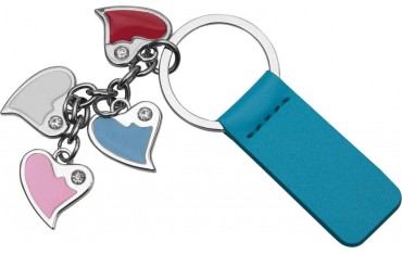 HEARTS - PORTACHIAVI AD ANELLO PIATTO