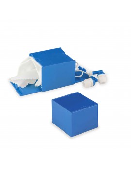 HI CUBE - AURICOLARI COLORATI E PANNO PULIZIA PER SCHERMO