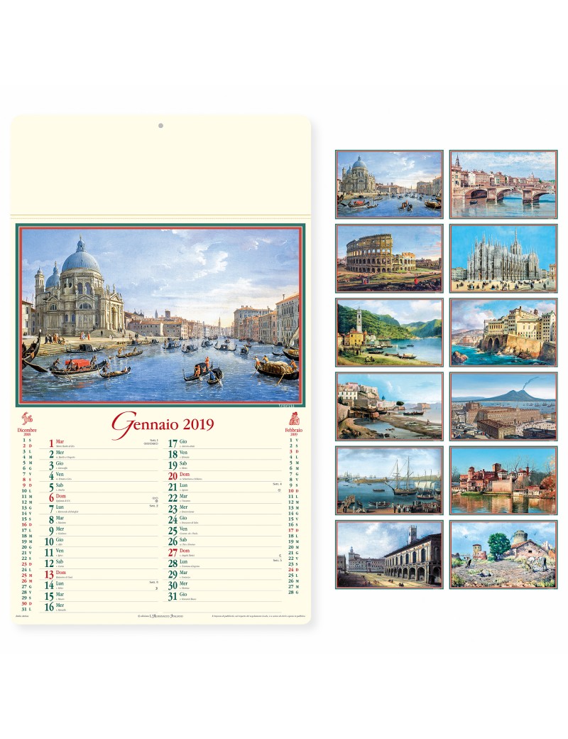 ITALIA ANTICA - MENSILE 12 FOGLI