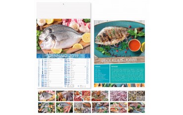 MARE IN TAVOLA - MENSILE 12 FOGLI
