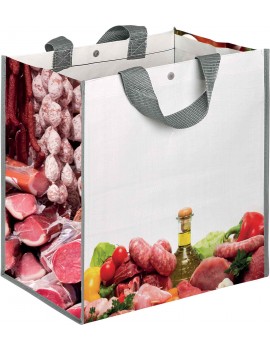 MEATBOX - BORSA SHOPPING CON SOFFIETTO
