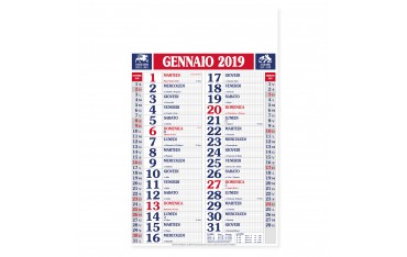 OLANDESE QUADRETTATO - MENSILE 12 FOGLI