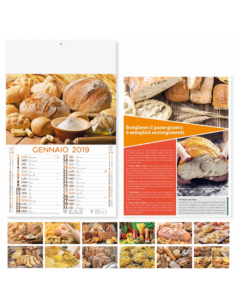 PANE E PASTA - MENSILE 12 FOGLI