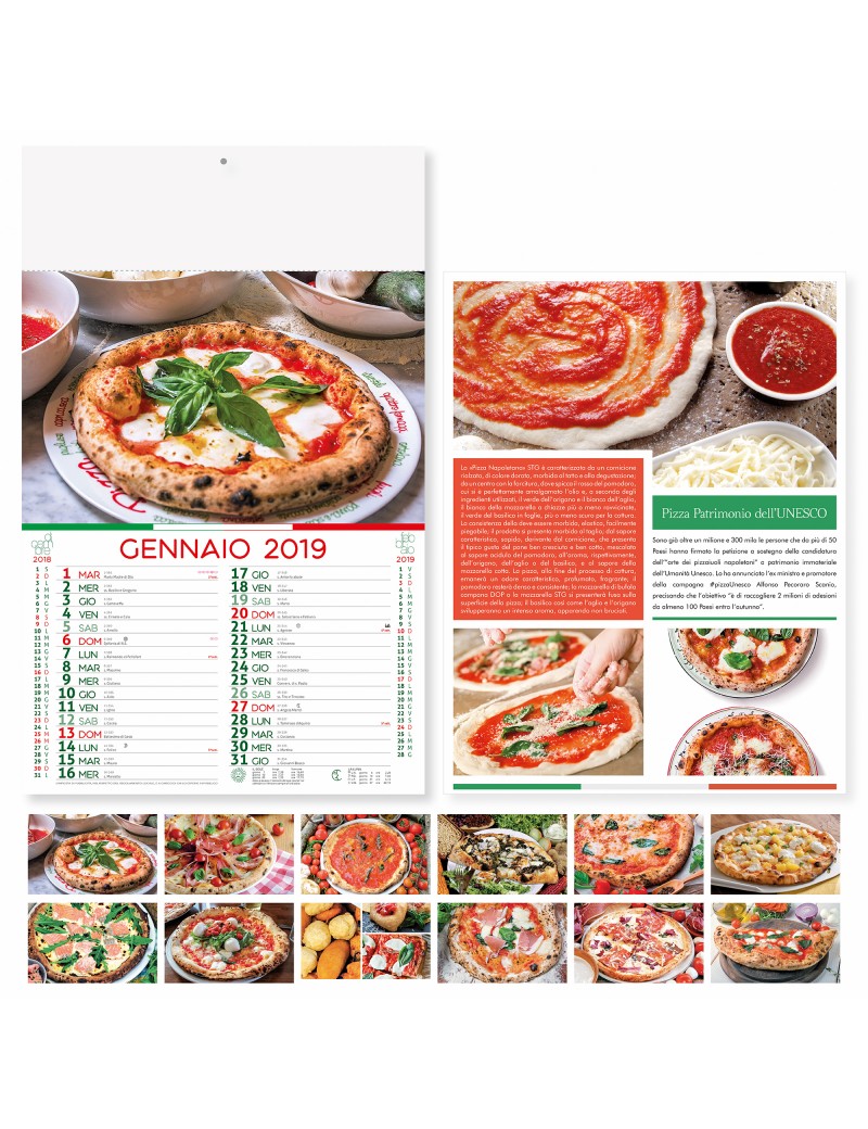 PIZZA - MENSILE 12 FOGLI