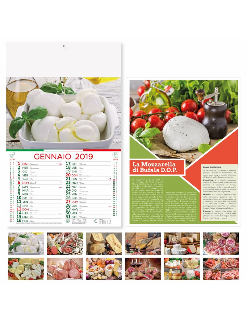 PRODOTTI TIPICI - MENSILE 12 FOGLI