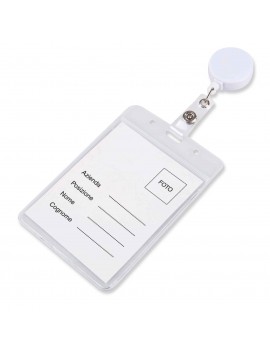 ROAD - PORTABADGE CON CLIP E LACCIO ESTENDIBILE