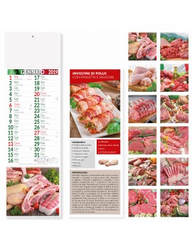 SILHOUETTE CARNI - MENSILE 12 FOGLI