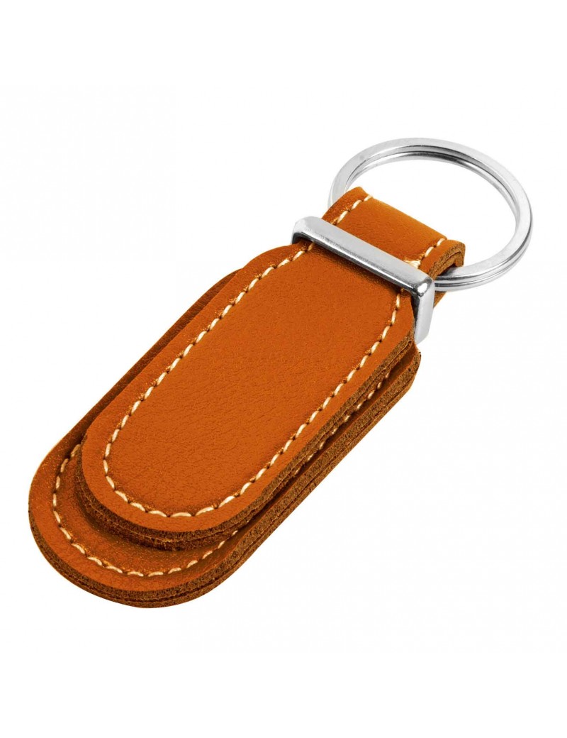 STRATO - PORTACHIAVI CON CUCITURE A CONTRASTO