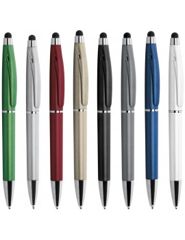 STYLUS - PENNA A SFERA CON GOMMINO PER TOUCH SCREEN
