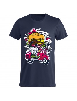 T-shirt Uomo donna bambino - Hamburgher vespa GR181  -...