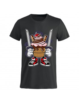 T-shirt Uomo donna bambino - Gelato Ninja GR203 - cartoni...
