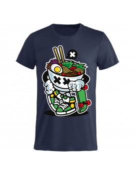 T-shirt Uomo donna bambino - Ramen in skate GR223 -...