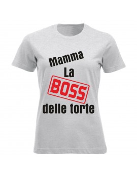 T-shirt Maglietta festa della Mamma - Mamma boss delle...