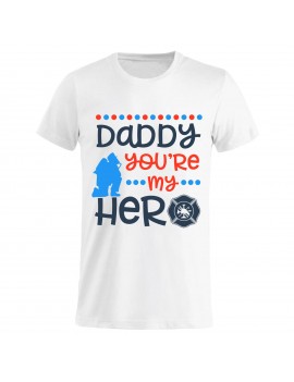 T-shirt Maglietta festa del Papà - Hero Daddy GR118 -...